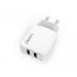 LDNIO Travel Phone Charger EU Plug Dual USB Travel Wall charger [ A2202 ]